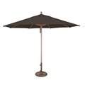 Simply Shade SimplyShade  Ibiza 11 ft. Sunbrella Wood &  Aluminum Umbrella  Black SSUWA811SS-A5408